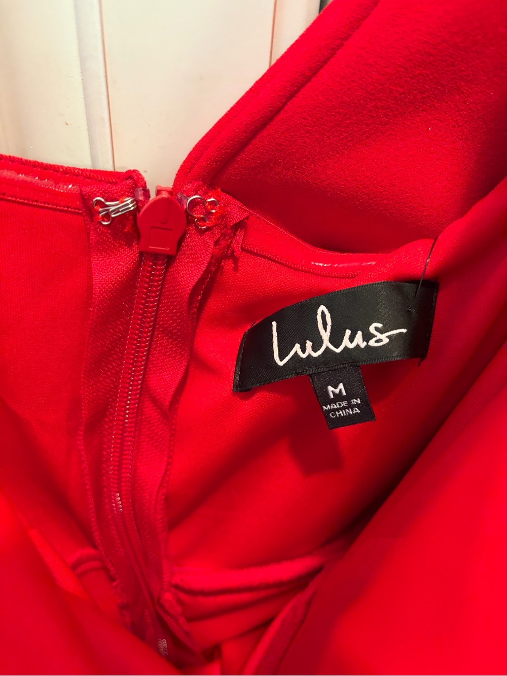 Lulus One-Shoulder Red Ruffle Gown - Picture 4 of 9